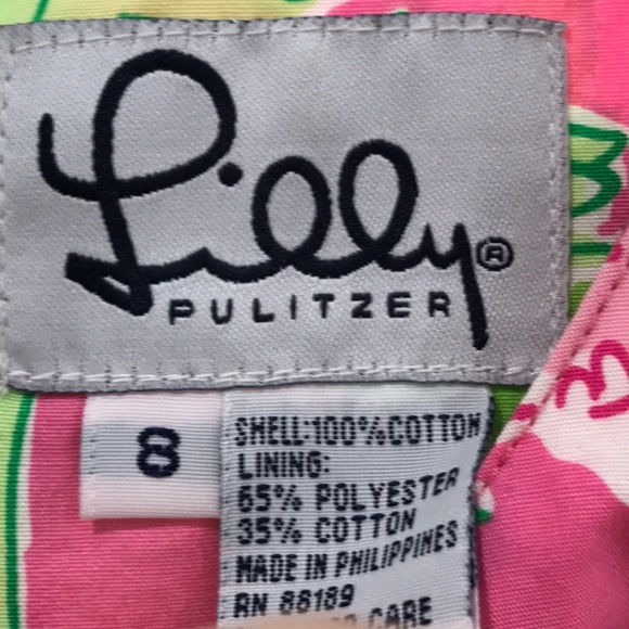 LILLY PULITZER VINTAGE PINK ELEPHANT POCKET - Picture 6 of 8